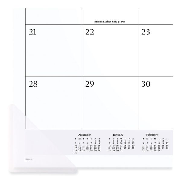 Seascape Panoramic Desk Pad, Seascape Panoramic Photography, 22 x 17, White Sheets, Clear Corners, 12-Month (Jan-Dec): 2024 - Image 6