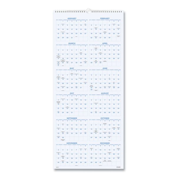 Scenic Three-Month Wall Calendar, Scenic Landscape Photography, 12 x 27, White Sheets, 14-Month (Dec to Jan): 2023 to 2025 - Image 4