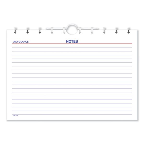 Move-A-Page Three-Month Wall Calendar, 12 x 27, White/Red/Blue Sheets, 15-Month (Dec to Feb): 2023 to 2025 - Image 2