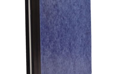 Expandable Hanging Data Binder, 2 Posts, 6″ Capacity, 11 X 8.5, Blue