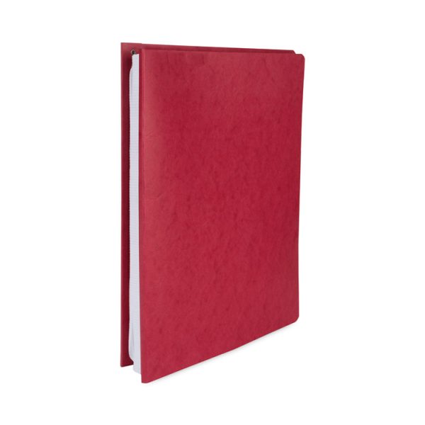 Expandable Hanging Data Binder, 2 Posts, 6" Capacity, 11 X 8.5, Red - Image 3