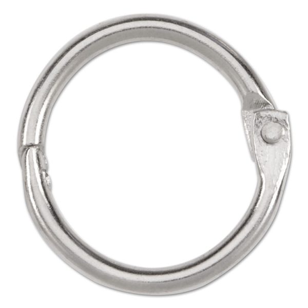 Metal Book Rings, 0.75" Diameter, 100/Box - Image 2
