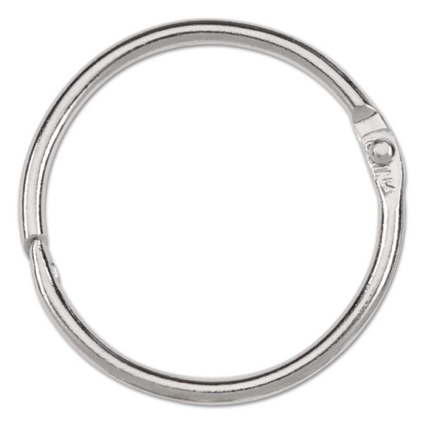 Metal Book Rings, 1.5" Diameter, 100/Box - Image 2