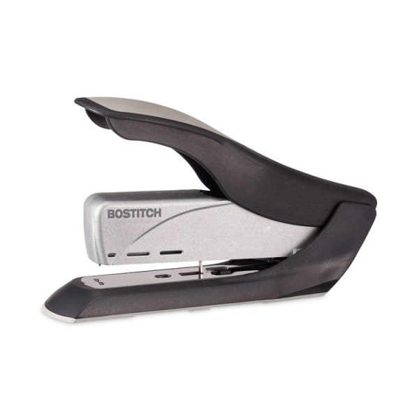 Spring-Powered Premium Heavy-Duty Stapler, 65-Sheet Capacity, Black/silver - Image 2