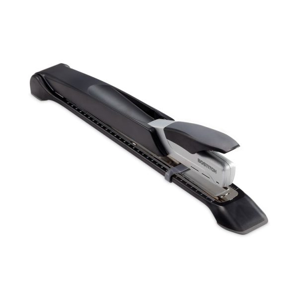 Long Reach Stapler, 25-Sheet Capacity, 12" Throat, Black/silver - Image 2