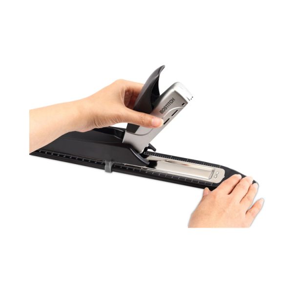 Long Reach Stapler, 25-Sheet Capacity, 12" Throat, Black/silver - Image 6