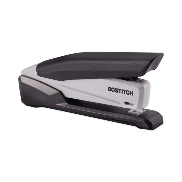 EcoStapler Spring-Powered Desktop Stapler with Antimicrobial Protection, 20-Sheet Capacity, Gray/Black - Image 2