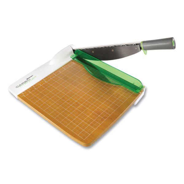 Carbotitanium Guillotine Paper Trimmer, 30 Sheets, 12" Cut Length, Metal/wood Composite Base, 14 X 22 - Image 4