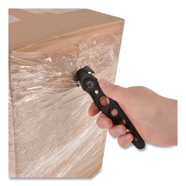 Safety Cutter, 1.2" Blade, 5.75" Plastic Handle, Assorted, 5/Pack - Image 5