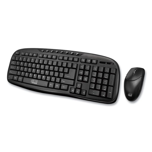 Wkb1330cb Wireless Desktop Keyboard And Mouse Combo, 2.4 Ghz Frequency/30 Ft Wireless Range, Black - Image 2