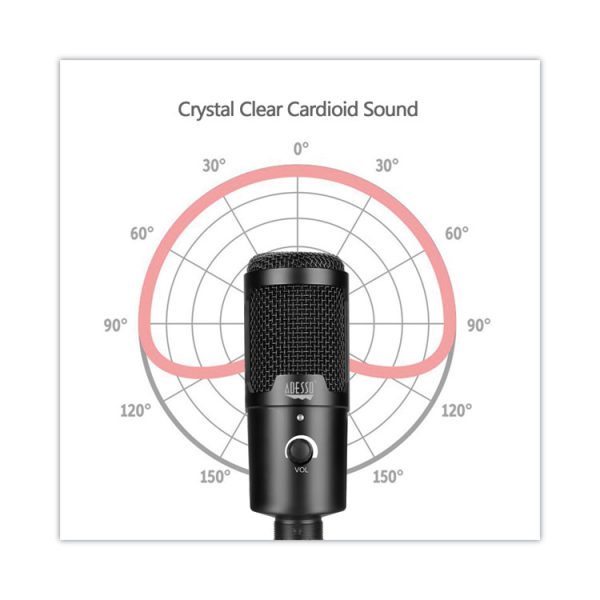 Xtream M4 Cardioid Condenser Recording Microphone, Black - Image 5