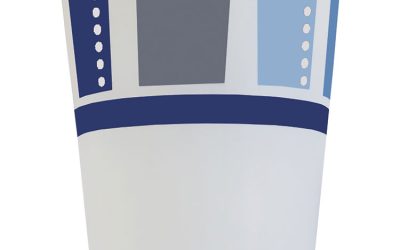 Heavy Duty Cold Cups, 3 oz, Modernware Design, 2,400/Carton