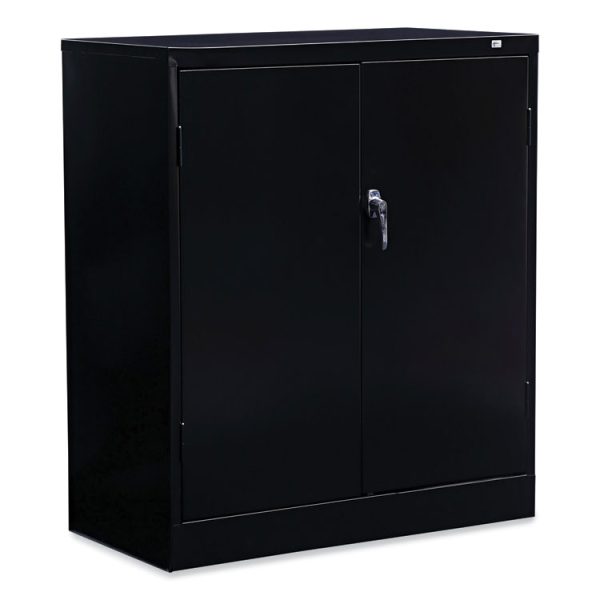 Economy Assembled Storage Cabinet, 36w X 18d X 42h, Black