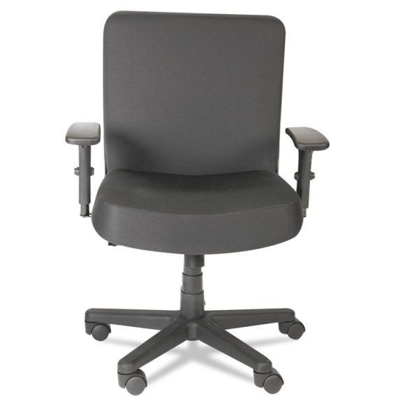 Alera Xl Series Big/tall Mid-Back Task Chair, Supports Up To 500 Lb, 17.5" To 21" Seat Height, Black - Image 2