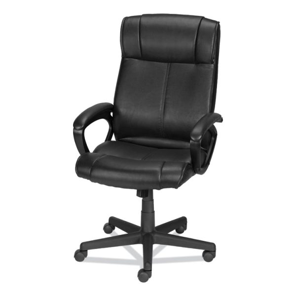Alera Dalibor Series Manager Chair, Supports Up to 250 lb, 17.5" to 21.3" Seat  Height, Black Seat/Back, Black Base - Image 5