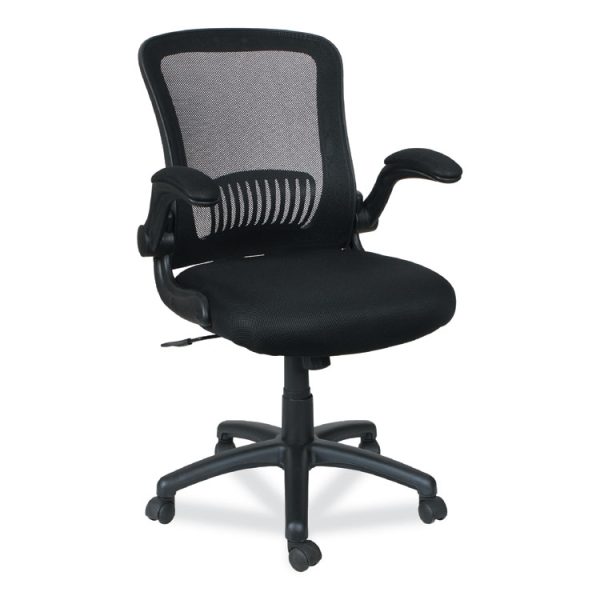 Alera Eb-E Series Swivel/tilt Mid-Back Mesh Chair, Supports Up To 275 Lb, 18.11" To 22.04" Seat Height, Black