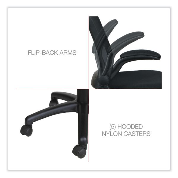 Alera Eb-E Series Swivel/tilt Mid-Back Mesh Chair, Supports Up To 275 Lb, 18.11" To 22.04" Seat Height, Black - Image 6