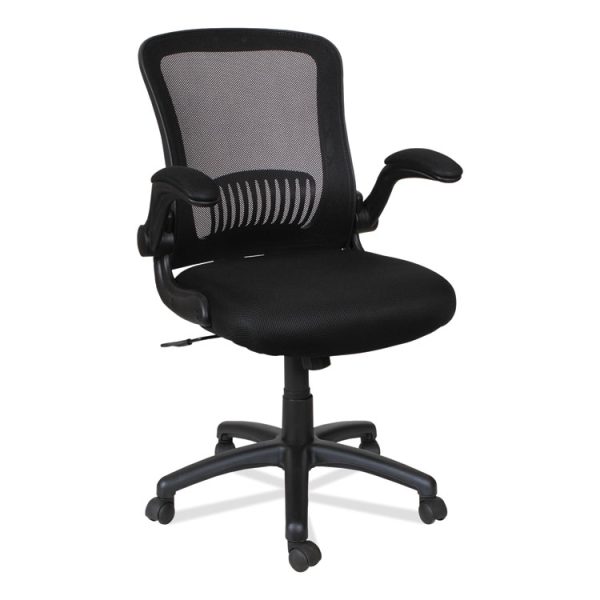 Alera Eb-E Series Swivel/tilt Mid-Back Mesh Chair, Supports Up To 275 Lb, 18.11" To 22.04" Seat Height, Black - Image 9