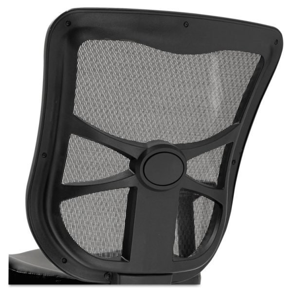 Alera Elusion Series Mesh Mid-Back Multifunction Chair, Supports Up To 275 Lb, 17.7" To 21.4" Seat Height, Black - Image 10