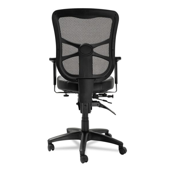 Alera Elusion Series Mesh Mid-Back Multifunction Chair, Supports Up To 275 Lb, 17.7" To 21.4" Seat Height, Black - Image 5