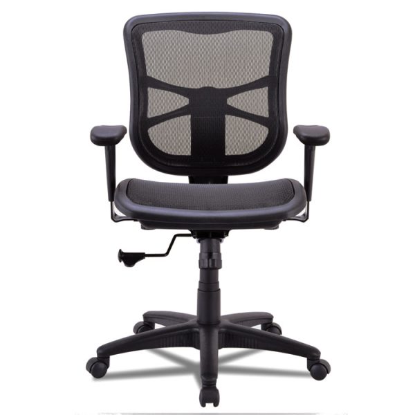 Alera Elusion Series Mesh Mid-Back Swivel/tilt Chair, Supports Up To 275 Lb, 17.9" To 21.6" Seat Height, Black - Image 3