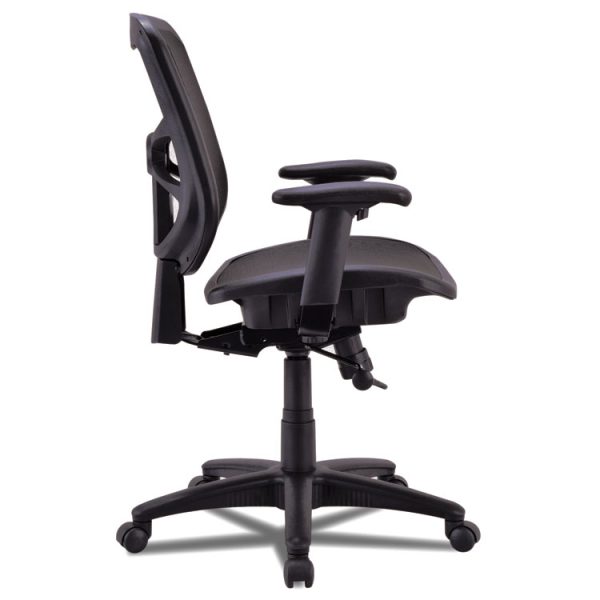 Alera Elusion Series Mesh Mid-Back Swivel/tilt Chair, Supports Up To 275 Lb, 17.9" To 21.6" Seat Height, Black - Image 4