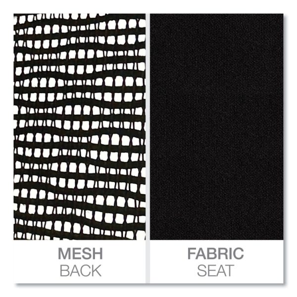 Alera Elusion Series Mesh Mid-Back Swivel/tilt Chair, Supports Up To 275 Lb, 17.9" To 21.8" Seat Height, Black - Image 6