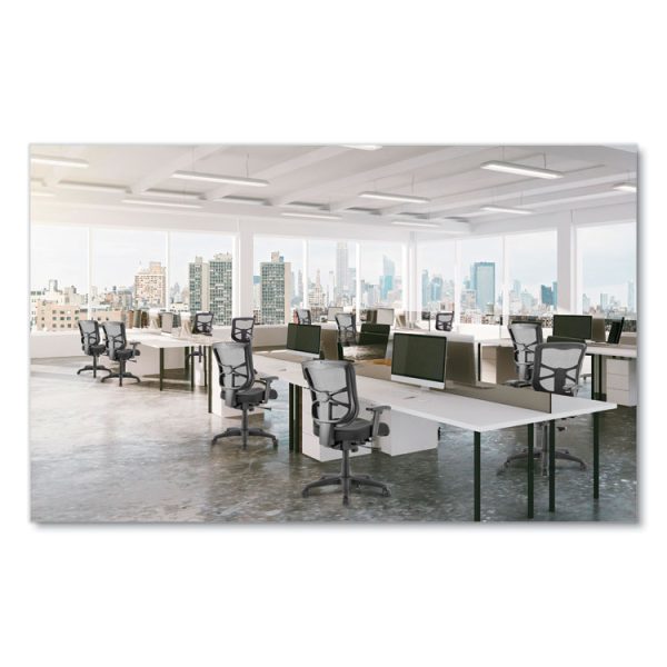 Alera Elusion Series Mesh Mid-Back Swivel/tilt Chair, Supports Up To 275 Lb, 17.9" To 21.8" Seat Height, Black - Image 8