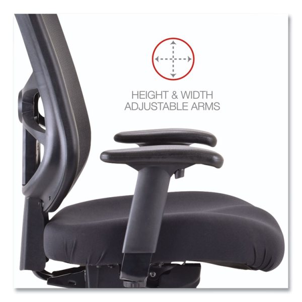 Alera Elusion Series Mesh Mid-Back Swivel/tilt Chair, Supports Up To 275 Lb, 17.9" To 21.8" Seat Height, Black - Image 9