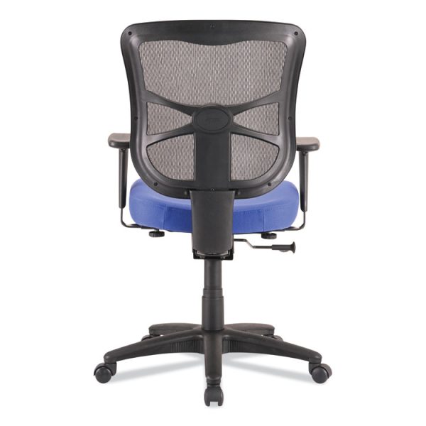 Alera Elusion Series Mesh Mid-Back Swivel/Tilt Chair, Supports Up to 275 lb, 17.9" to 21.8" Seat Height, Navy Seat - Image 10