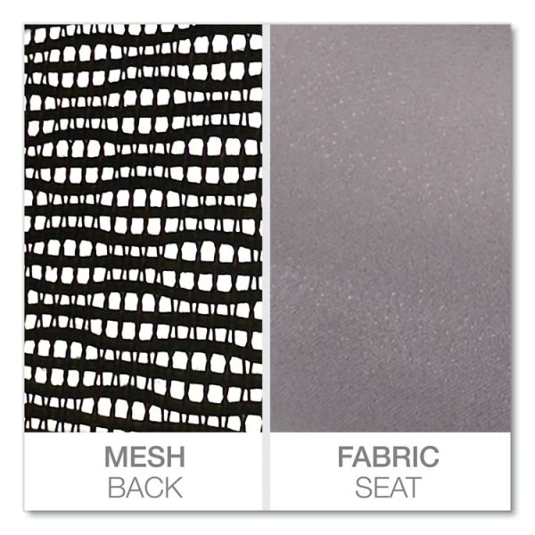Alera Elusion Series Mesh Mid-Back Swivel/Tilt Chair, Supports Up to 275 lb, 17.9" to 21.8" Seat Height, Gray Seat - Image 7