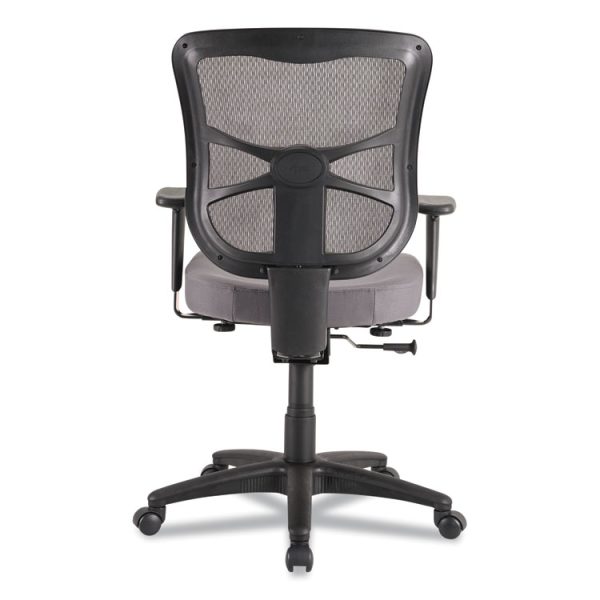 Alera Elusion Series Mesh Mid-Back Swivel/Tilt Chair, Supports Up to 275 lb, 17.9" to 21.8" Seat Height, Gray Seat - Image 10