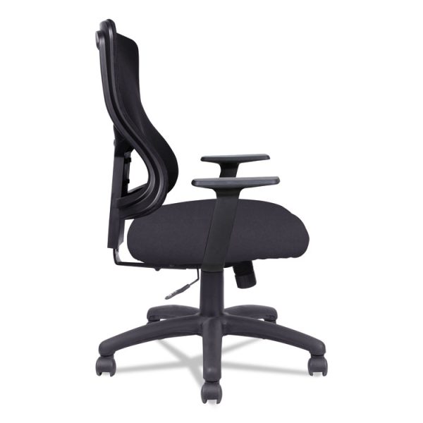 Alera Elusion Ii Series Mesh Mid-Back Swivel/tilt Chair, Supports Up To 275 Lb, 18.11" To 21.77" Seat Height, Black - Image 3