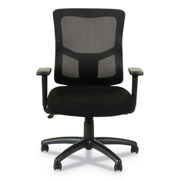 Alera Elusion Ii Series Mesh Mid-Back Swivel/tilt Chair, Adjustable Arms, Supports 275lb, 17.51" To 21.06" Seat Height, Black - Image 3