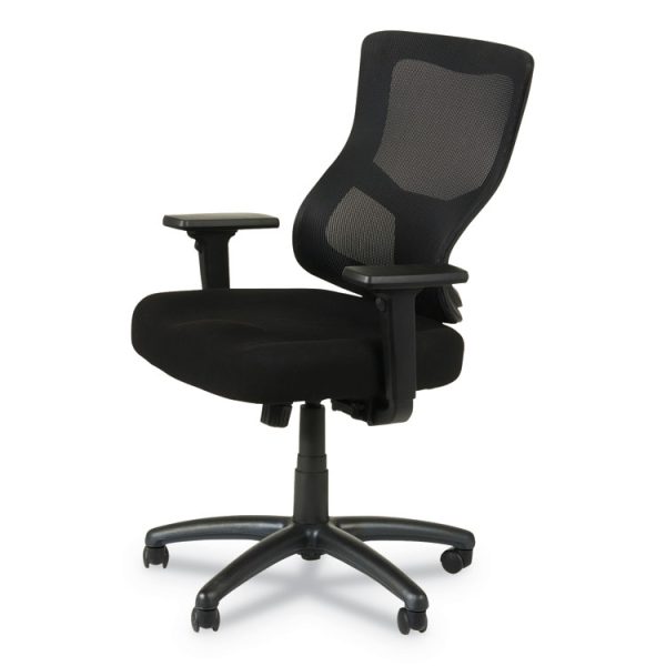 Alera Elusion Ii Series Mesh Mid-Back Swivel/tilt Chair, Adjustable Arms, Supports 275lb, 17.51" To 21.06" Seat Height, Black - Image 9