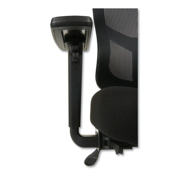 Alera Elusion Ii Series Mesh Mid-Back Swivel/tilt Chair, Adjustable Arms, Supports 275lb, 17.51" To 21.06" Seat Height, Black - Image 8