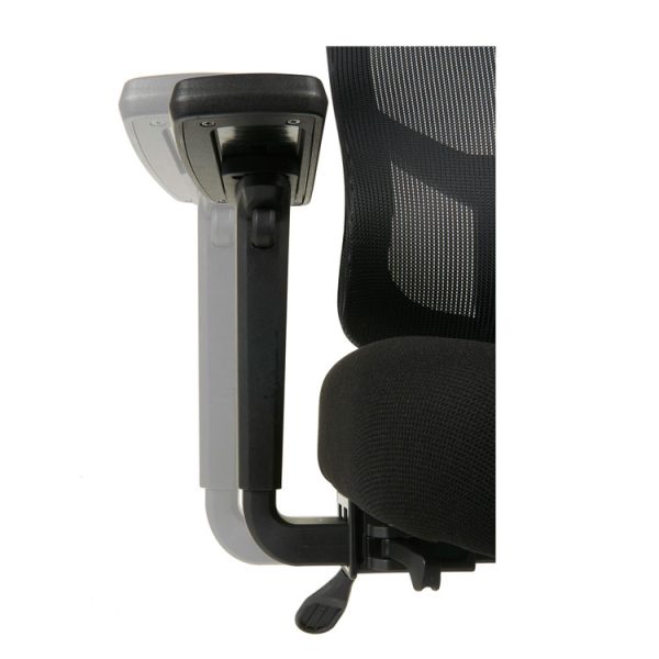Alera Elusion II Series Suspension Mesh Mid-Back Synchro Seat Slide Chair, Supports 275 lb, 16.34" to 20.35" Seat, Black - Image 10