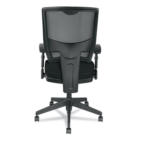 Alera Epoch Series Fabric Mesh Multifunction Chair, Supports Up To 275 Lb, 17.63" To 22.44" Seat Height, Black - Image 7