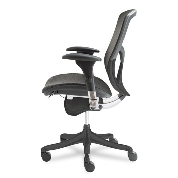 Alera Eq Series Ergonomic Multifunction Mid-Back Mesh Chair, Supports Up To 250 Lb, Black - Image 6