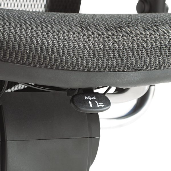 Alera Eq Series Ergonomic Multifunction Mid-Back Mesh Chair, Supports Up To 250 Lb, Black - Image 2