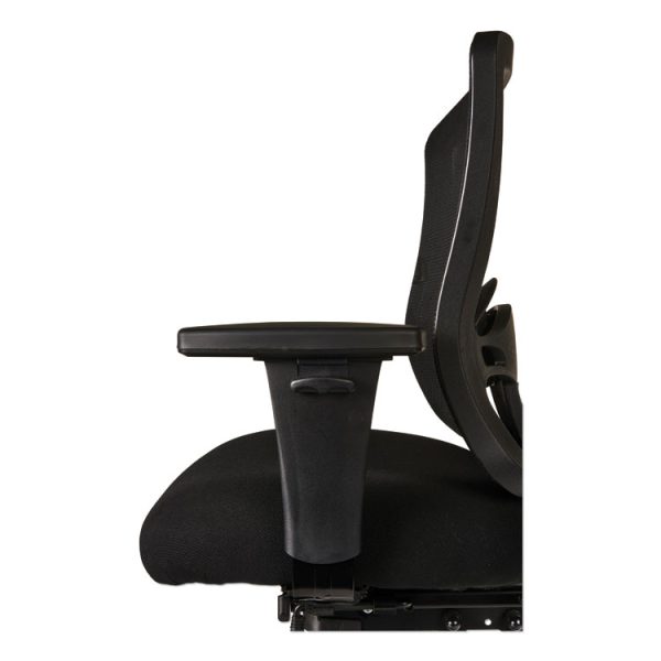 Alera Etros Series Mid-Back Multifunction With Seat Slide Chair, Supports Up To 275 Lb, 17.83" To 21.45" Seat Height, Black - Image 7