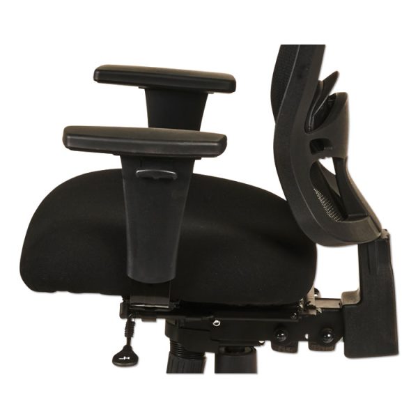 Alera Etros Series Mid-Back Multifunction With Seat Slide Chair, Supports Up To 275 Lb, 17.83" To 21.45" Seat Height, Black - Image 6