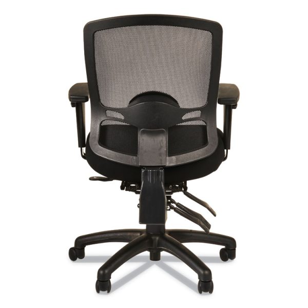 Alera Etros Series Mid-Back Multifunction With Seat Slide Chair, Supports Up To 275 Lb, 17.83" To 21.45" Seat Height, Black - Image 4