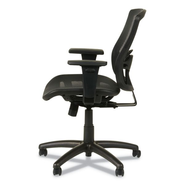 Alera Etros Series Suspension Mesh Mid-Back Synchro Tilt Chair, Supports Up To 275 Lb, 15.74" To 19.68" Seat Height, Black - Image 7