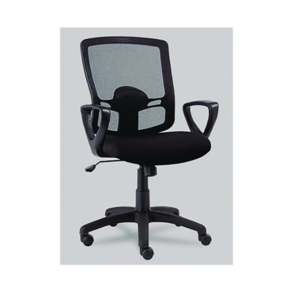 Alera Etros Series Mesh Mid-Back Chair, Supports Up To 275 Lb, 18.03" To 21.96" Seat Height, Black