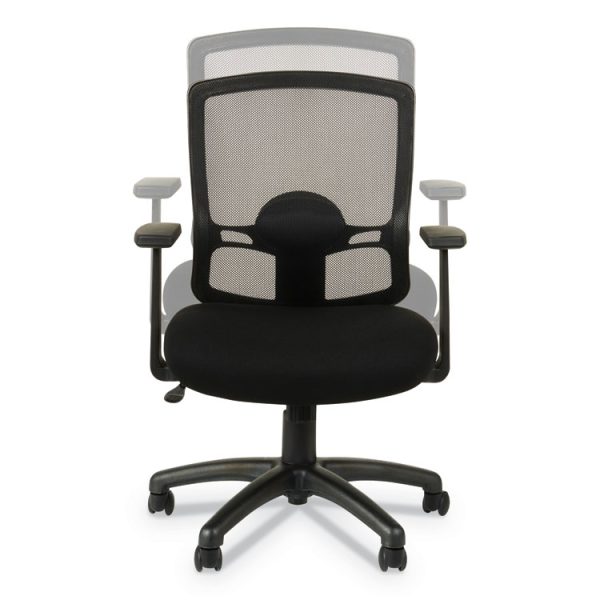Alera Etros Series Mesh Mid-Back Chair, Supports Up To 275 Lb, 18.03" To 21.96" Seat Height, Black - Image 3