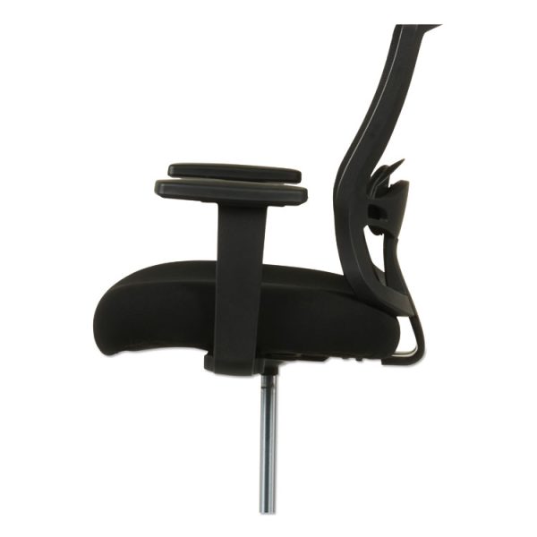 Alera Etros Series Mesh Stool, Supports Up To 275 Lb, 25.19" To 35.23" Seat Height, Black - Image 7