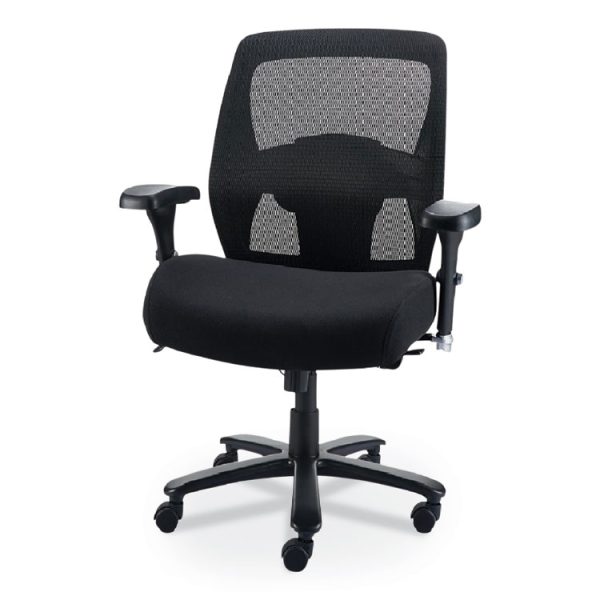 Alera Faseny Series Big and Tall Manager Chair, Supports Up to 400 lbs, 17.48" to 21.73" Seat Height, Black Seat/Back/Base - Image 3