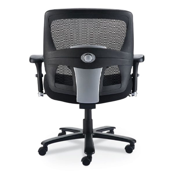 Alera Faseny Series Big and Tall Manager Chair, Supports Up to 400 lbs, 17.48" to 21.73" Seat Height, Black Seat/Back/Base - Image 4
