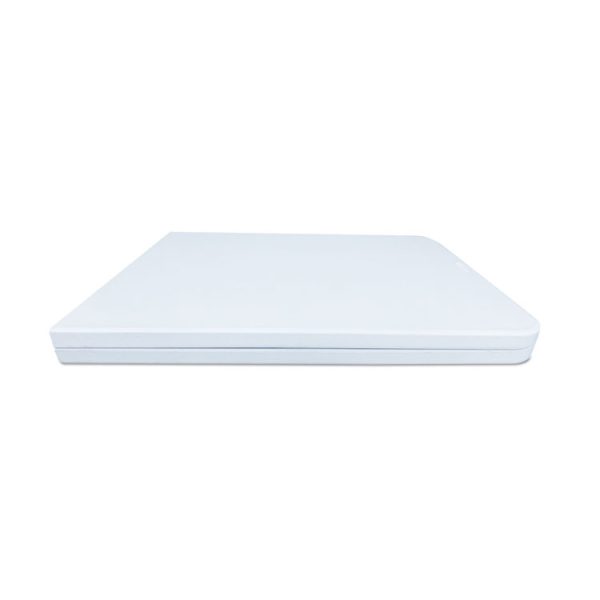 Fold-in-Half Resin Folding Table, Rectangular, 72w x 29.63d x 29.25h, White - Image 6